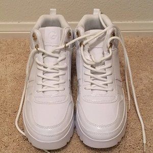 Guess White Women’s Sneakers- Size 8 1/2